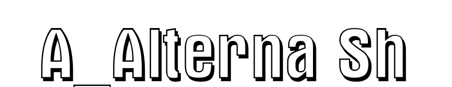 A_Alterna Sh Font Download Free