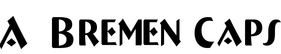 A_Bremen Caps Nr Font Download Free