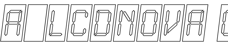 A_LCDNova Cm Otl Obl Font Download Free