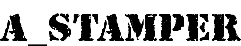 A Stamper Rg&Bt Font Download Free