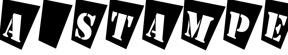 A_Stamper Cm Tw Font Download Free