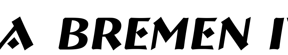 A_Bremen Italic Font Download Free