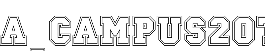 A_Campus2Otl Bold Font Download Free