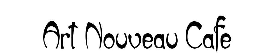 Art Nouveau Cafe Font Download Free
