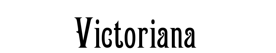 Victoriana Yazı tipi ücretsiz indir