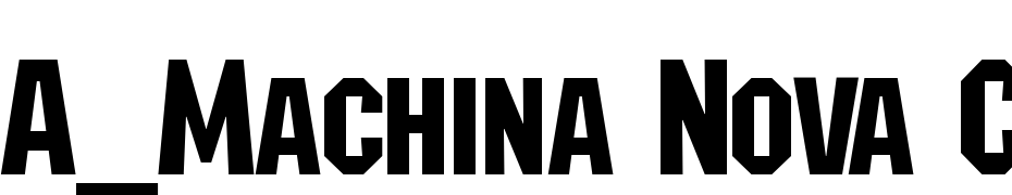 A_Machina Nova Cps Font Download Free