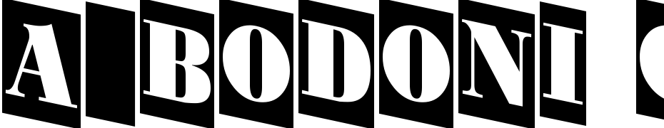 A_Bodoni Orto Nr Ttl Cm Dn Font Download Free