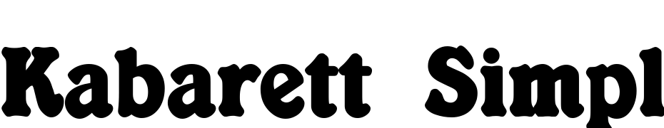 Kabarett Simple Thin Font Download Free