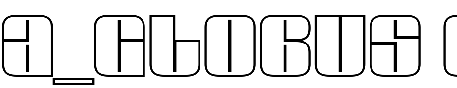 A_Globus Otl Font Download Free