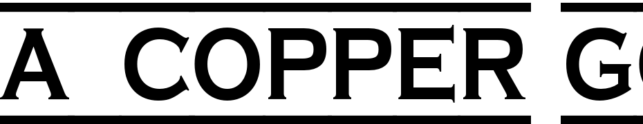A_Copper Goth Dc Fr Bold Font Download Free