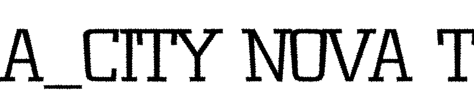 A_City Nova Titul Rg Lt Scarica Caratteri Gratis