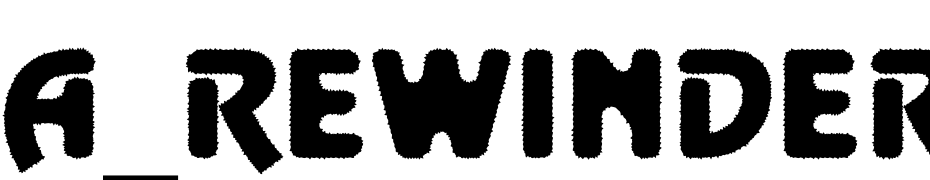 A_Rewinder Titul Rgh Bold cкачати шрифт безкоштовно