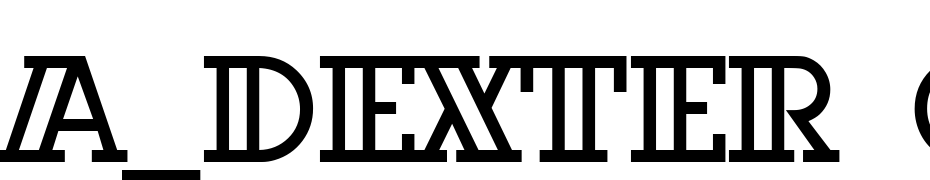 A_Dexter Otl Font Download Free