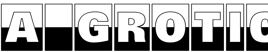 A_Grotic Titul Cm B&WHv Schrift Herunterladen Kostenlos