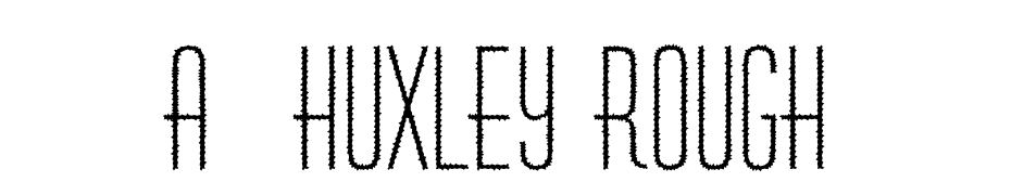 A_Huxley Rough Font Download Free