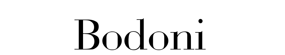 Bodoni cкачати шрифт безкоштовно