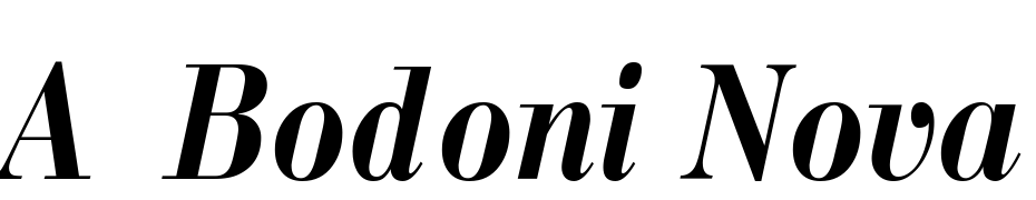 A_Bodoni Nova Nr Bold Italic Font Download Free