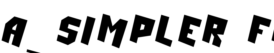 A_Simpler Fnt Font Download Free
