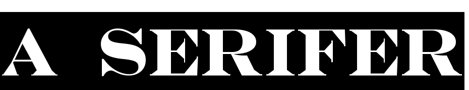 A_Serifer Titul Sl Font Download Free