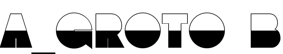 A_Groto B&W Schrift Herunterladen Kostenlos