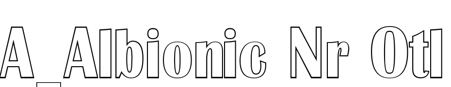 A_Albionic Nr Otl Font Download Free