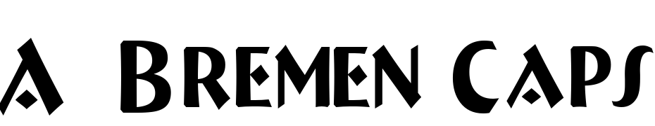 A_Bremen Caps Nr Font Download Free