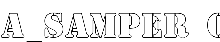 A_Samper Otl Font Download Free