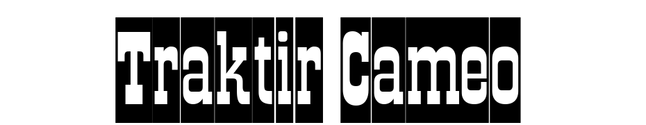 Traktir Cameo Font Download Free