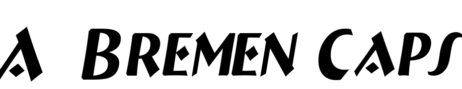 A_Bremen Caps Nr Italic Font Download Free