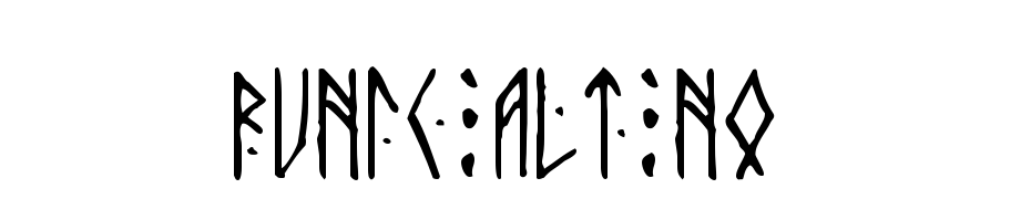 Runic Alt No Font Download Free