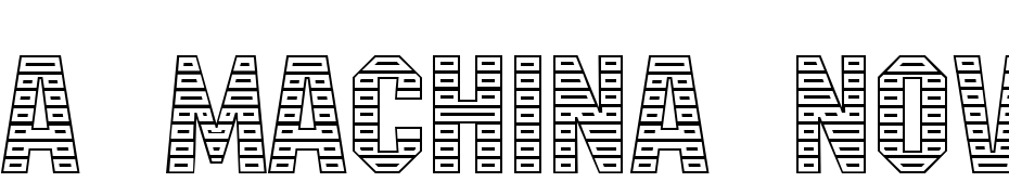 A_Machina Nova St Dc Font Download Free