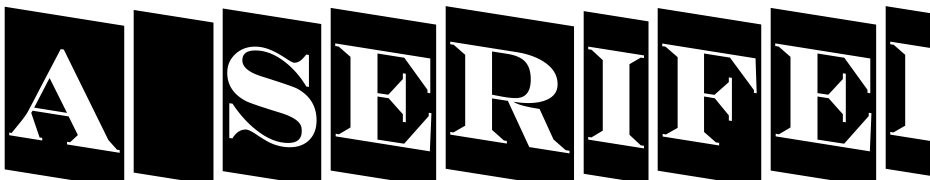 A_Serifer Titul Cm Dn Font Download Free