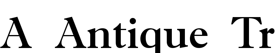 A_Antique Trady Font Download Free