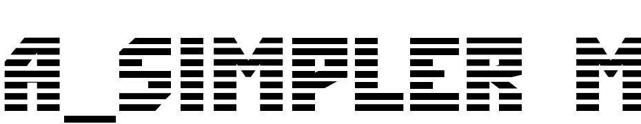 A_Simpler Mrn Font Download Free