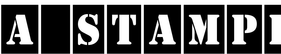 A_Stamper Cm Font Download Free