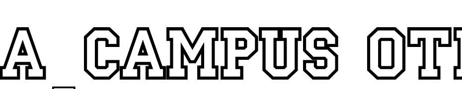 A_Campus Otl Font Download Free