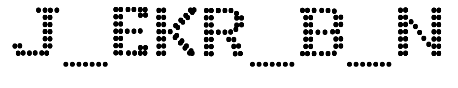 J_EKR_B_N Font Download Free