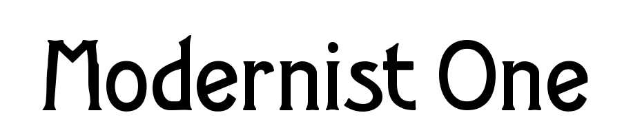 Modernist One Font Download Free
