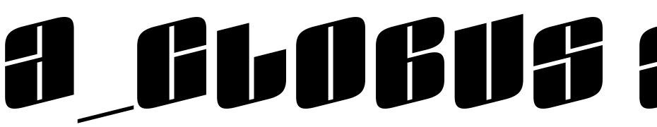 A_Globus Sp Up Font Download Free