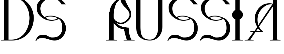 DS Russia Demo Font Download Free