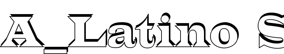 A_Latino Sh Yazı tipi ücretsiz indir