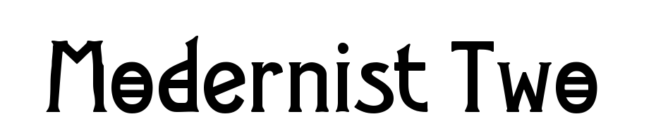 Modernist Two Fuente Descargar Gratis