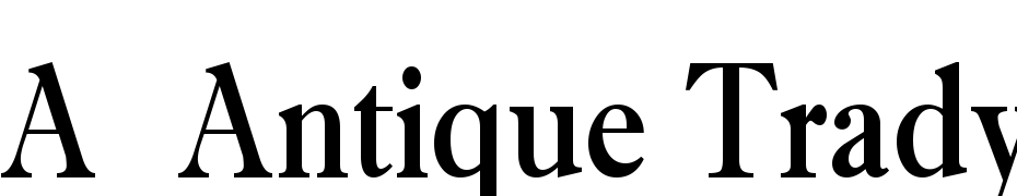 A_Antique Trady Nr Font Download Free