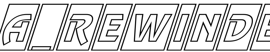 A_Rewinder Titul Cm Otl Obl Font Download Free