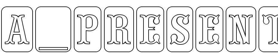 A_Presentum Nr Cm Dc Otl Font Download Free