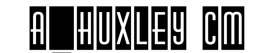 A_Huxley Cm Font Download Free