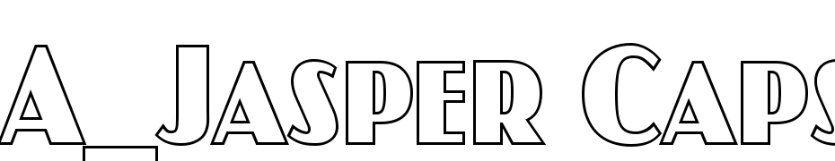 A_Jasper Caps Otl Nr Font Download Free