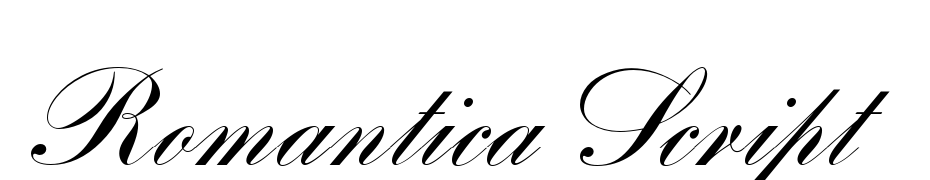 Romantica Script Font Download Free