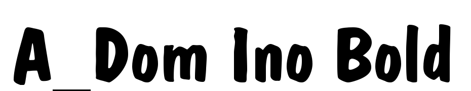 A_Dom Ino Bold Fuente Descargar Gratis
