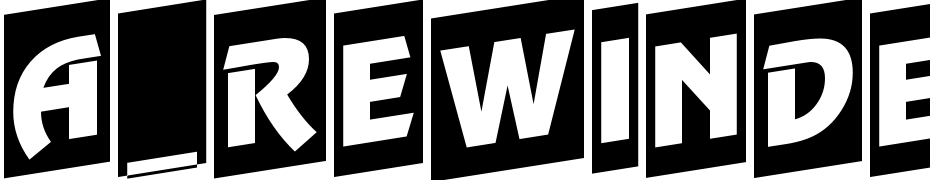 A_Rewinder Titul Cm Up Yazı tipi ücretsiz indir